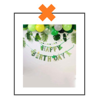 Papieren slinger Happy Birthday Dino